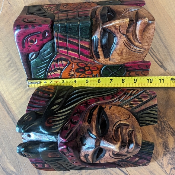 Aztec(Maya Guatemala)Hand Made Wood Art